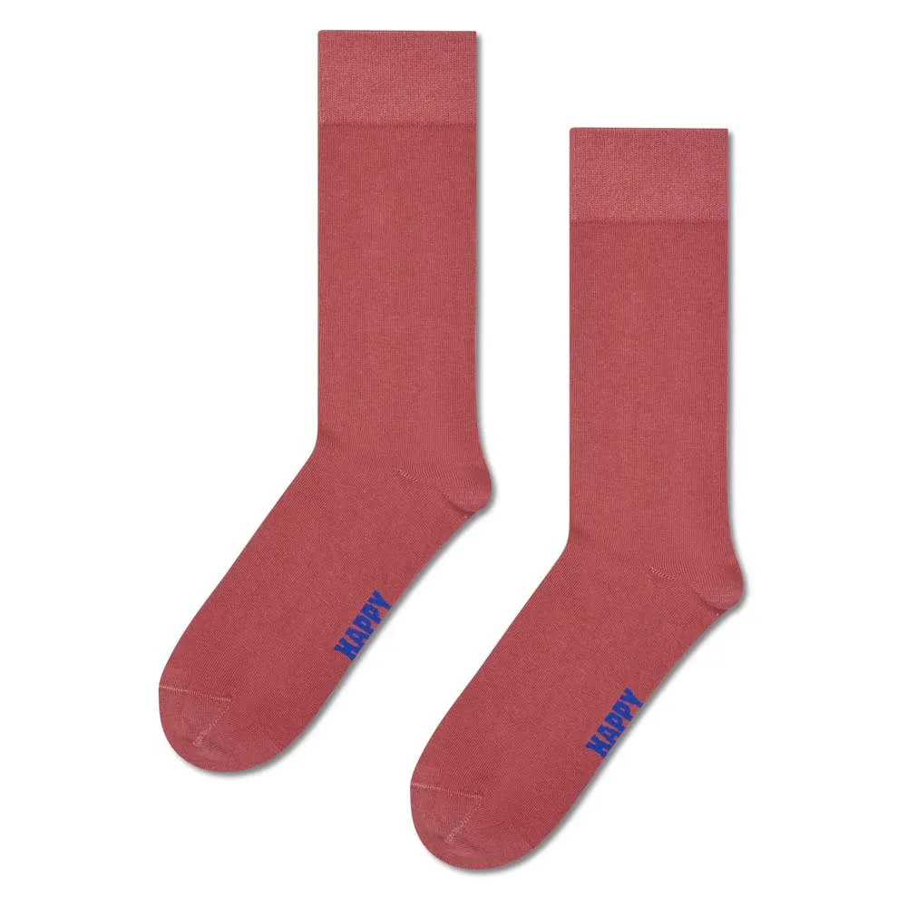

Носки Happy Red natural dye crew, красный