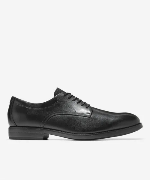 Мужские оксфорды ручной работы COLE HAAN Harmony Grand Plain Toe черные