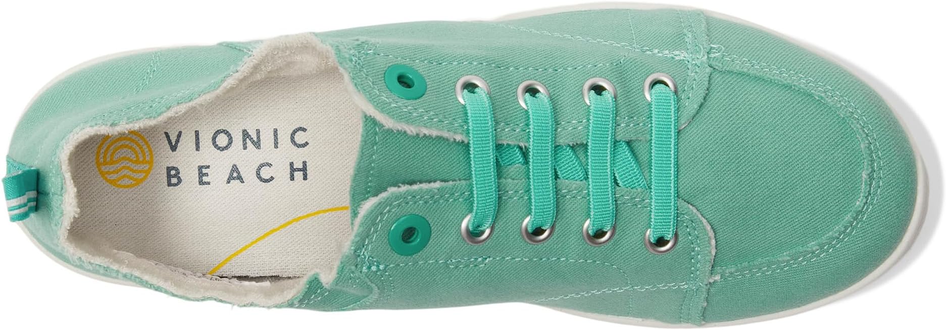 Кроссовки VIONIC Pismo, Aqua Green Canvas — фото 2