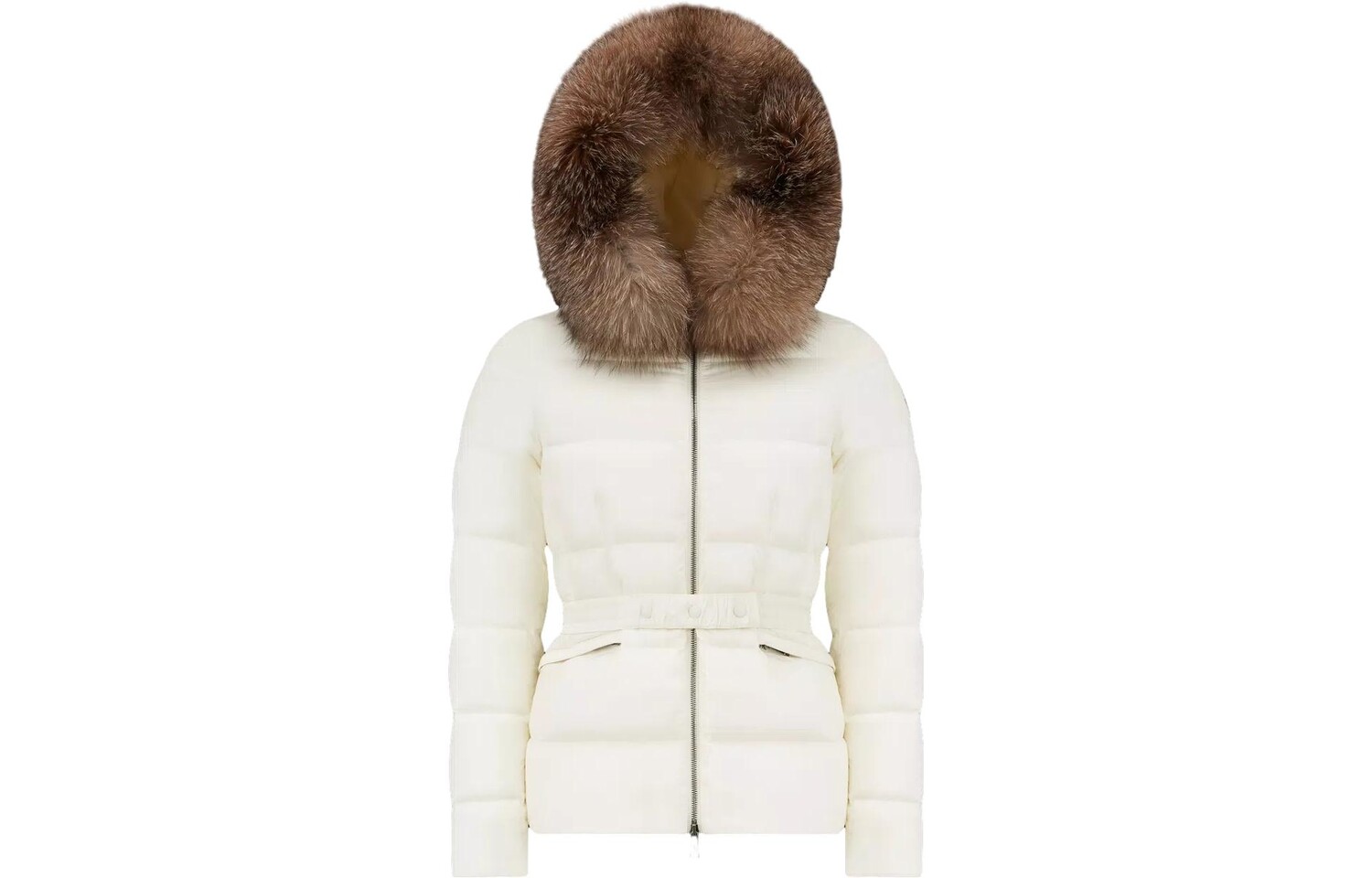 

Пуховик женский белый Moncler