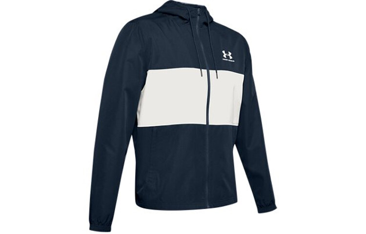 

Спортивная куртка мужская студенческая синяя Under Armour, синий