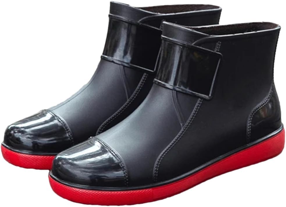 

Мужские и женские резиновые сапоги Wjnvfioo, противоскользящие, короткие, для активного отдыха и рыбалки, водонепроницаемые, 44 No Cotton1