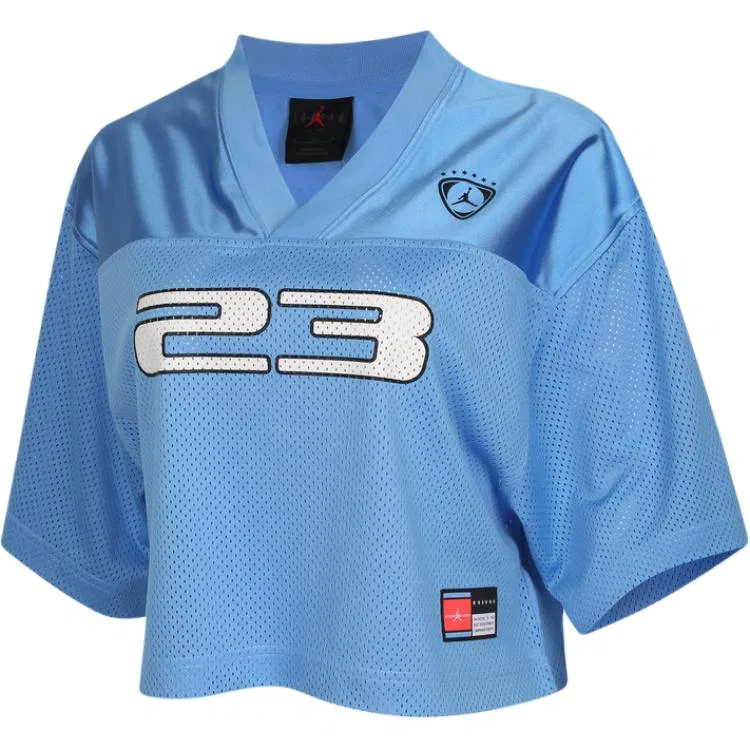 Женская футболка с опущенным плечом Drop Shoulder Sleeve Jordan, Blue