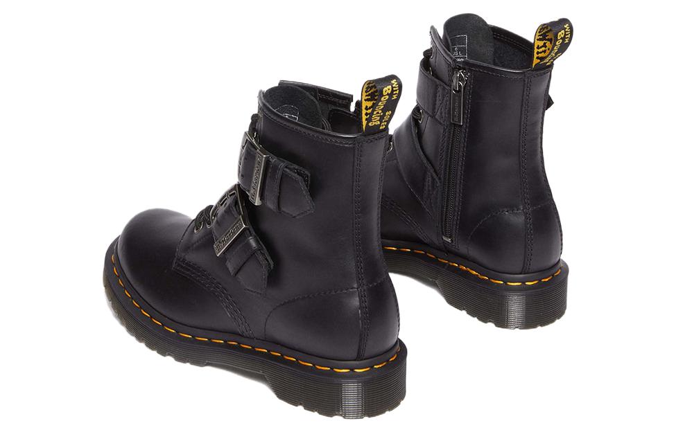 Мужские ботинки Dr.Martens 1460 кожаные с ремешками, черный — фото 4