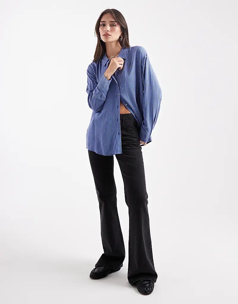 

Рубашка Vero Moda с длинным рукавом в сине-белую полоску