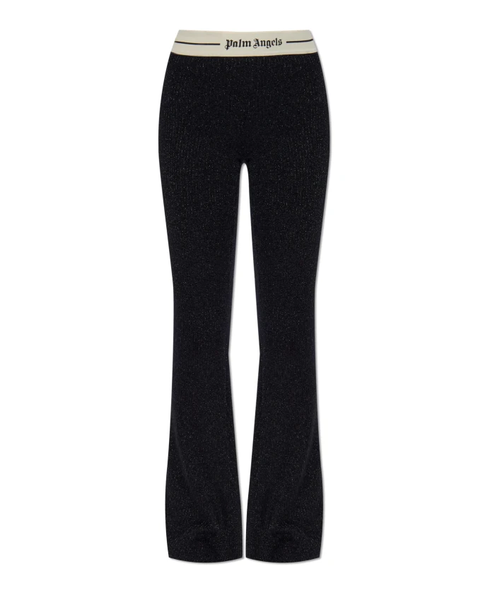 

Полосатые брюки Palm Angels, черный
