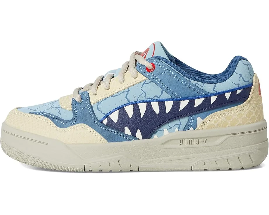 Кроссовки PUMA Kids Rebound Retro Jurassic World Shoes (Big Kid), Seafoam/Navy/Creamy Vanilla — фото 4