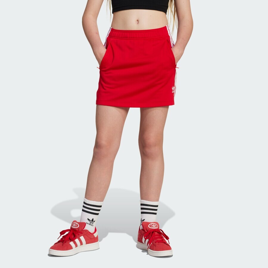 Юбка ADIDAS ORIGINALS Skirt Firebird, красный — фото 2