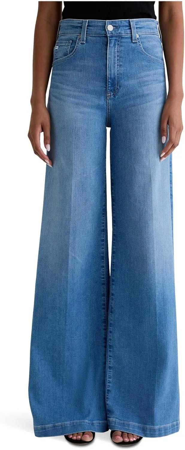 

Женские джинсы AG Deven Ultra High Rise Wide Leg в стиле Minimalist
