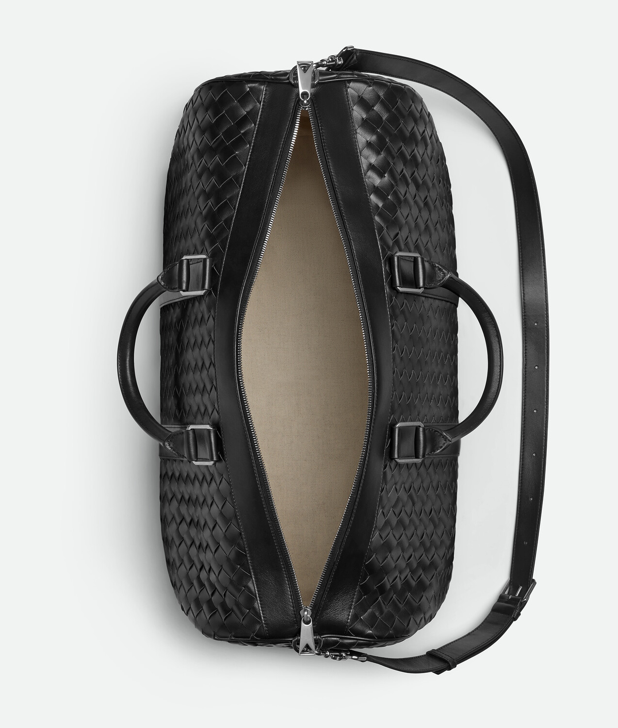 Дорожная сумка для хижины Bottega Veneta, черный — фото 2