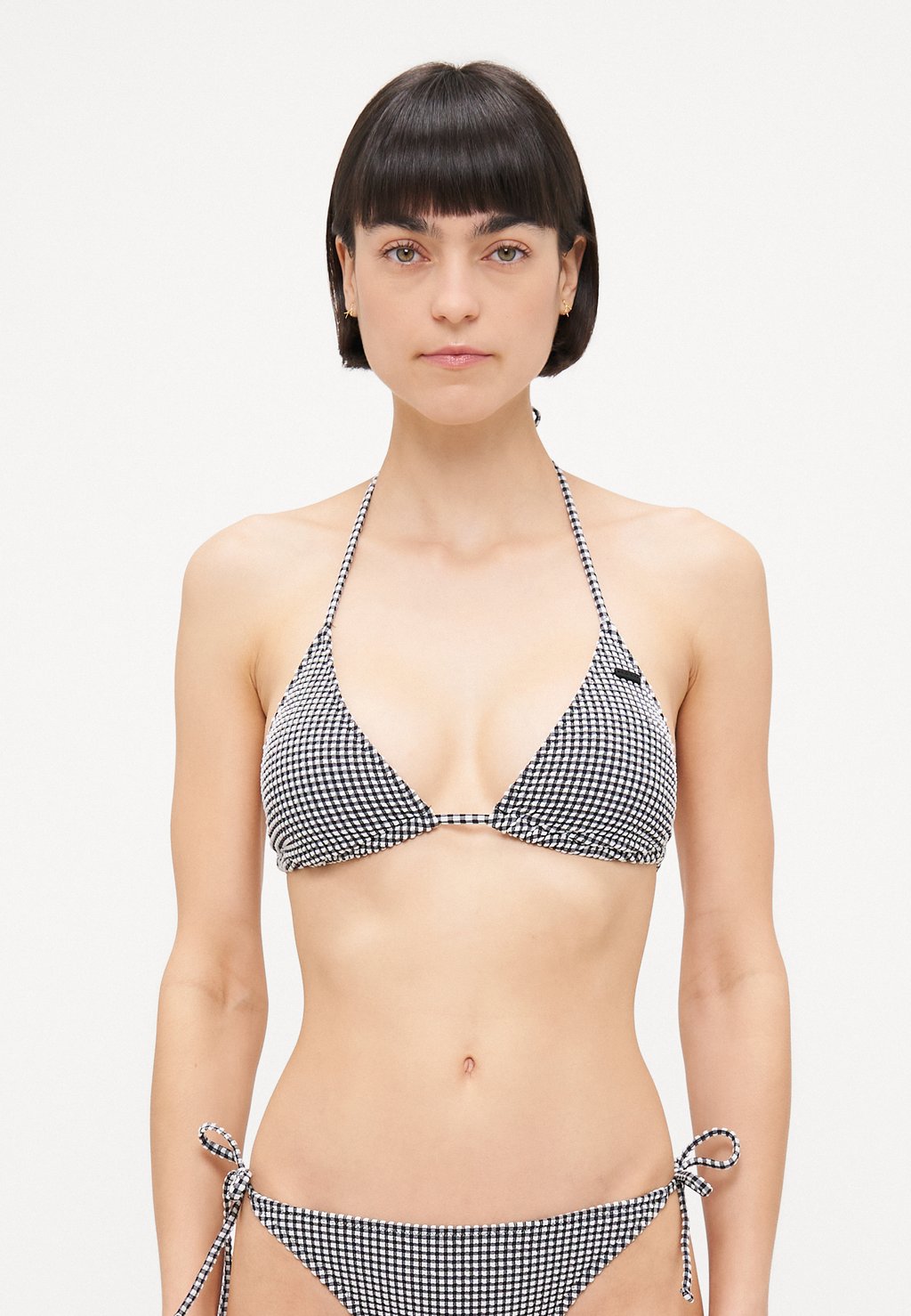 

Верх бикини GINGHAM TIKI Roxy, черный