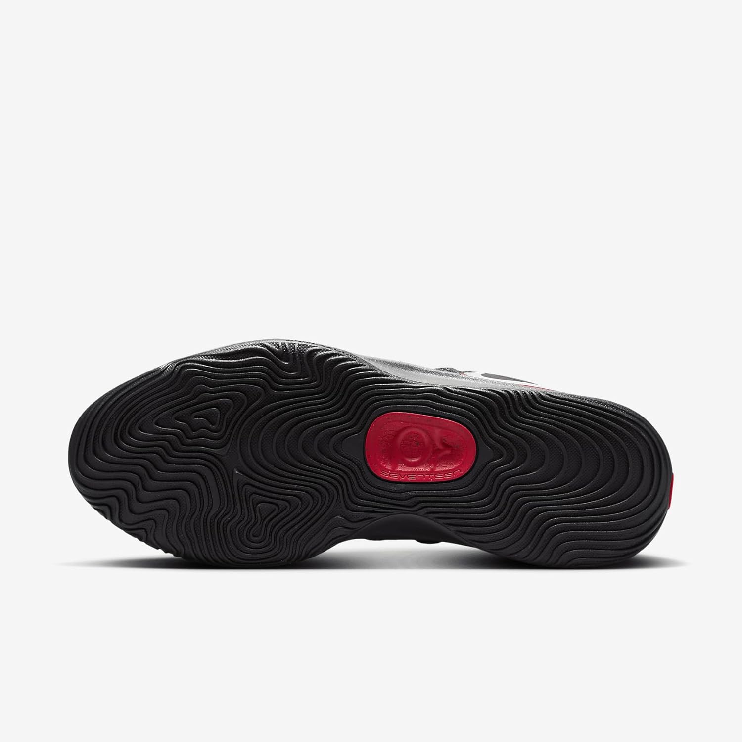 Мужские баскетбольные кроссовки Nike KD 17, белый/черный/красный/серый — фото 2