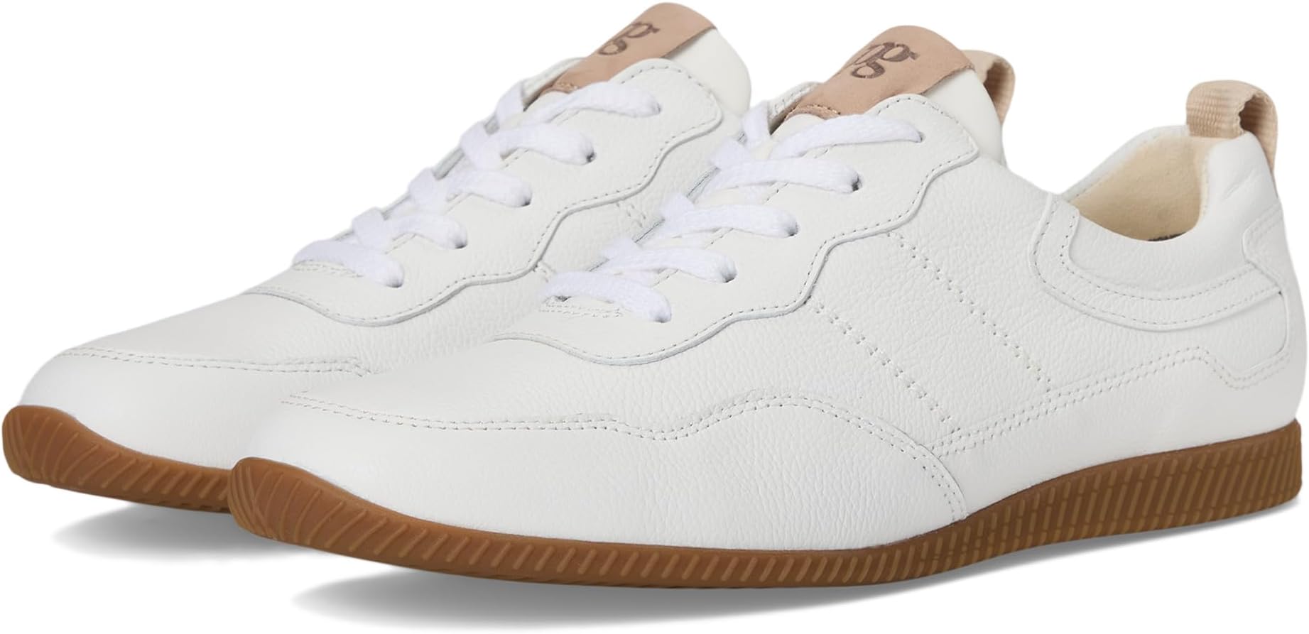 Кроссовки Paul Green Women's Chantel Sneakers, White Antelope Combo