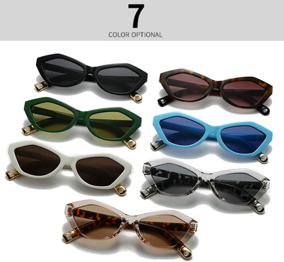 

Солнцезащитные очки с защитой UV400 | «Кошачий глаз», зелено-голубые | для женщин и мужчин, для занятий спортом на открытом воздухе и вождения DSVIGF, C6 White Tea