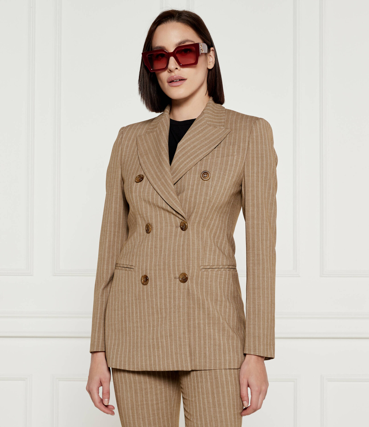 

Блейзер Liu Jo Slim Fit, бежевый