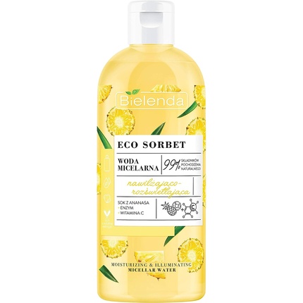 

Мицеллярная вода Eco Sorbet Pineapple увлажняющая и осветляющая 500мл, Bielenda