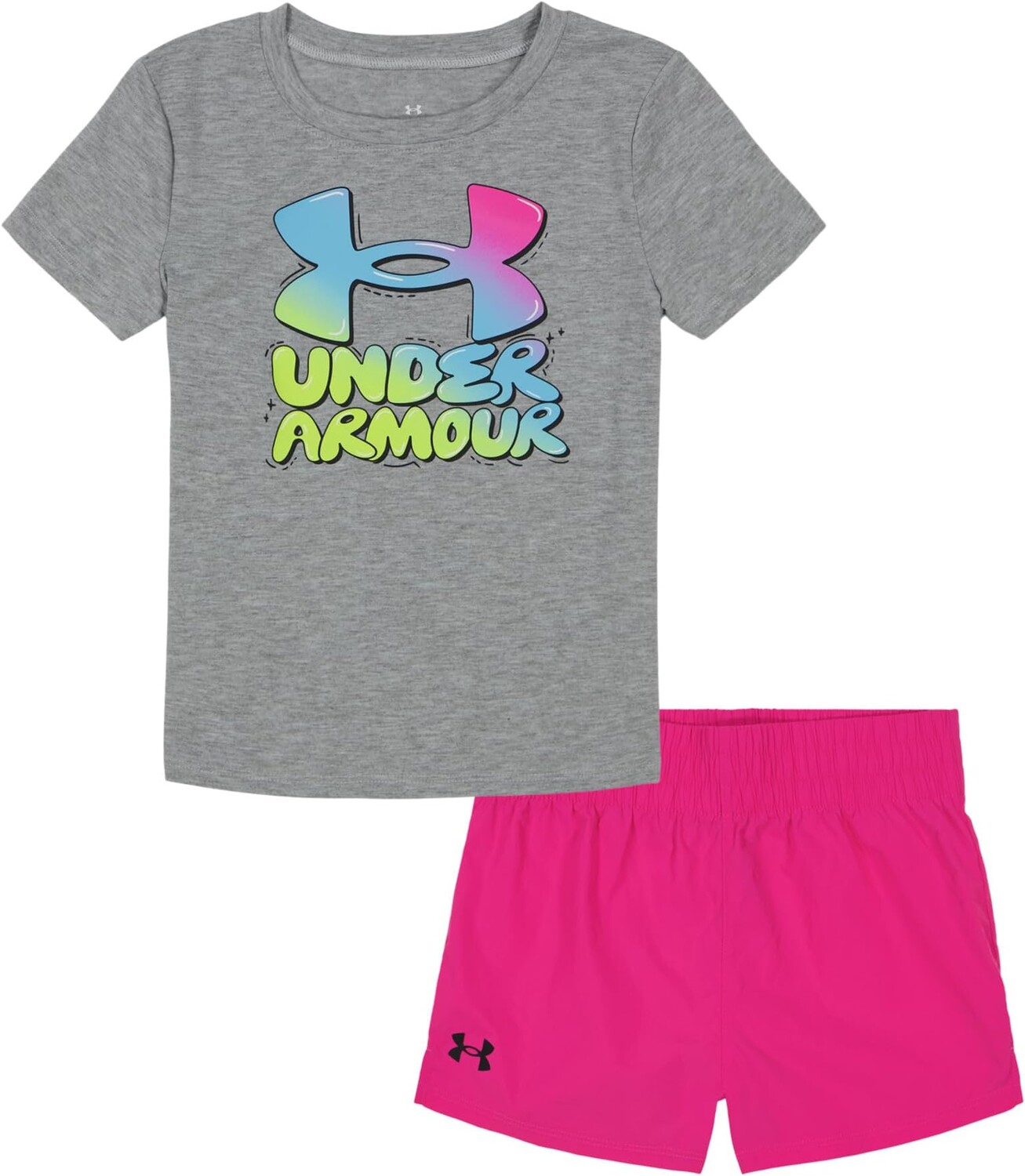 

Детский набор Under Armour Core Bubbly Short Set, цвет Mod Gray
