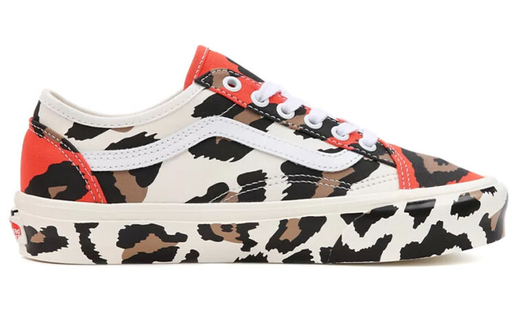 Кроссовки Vans Animal Old Skool 'Black White Red Leopard' Women's
