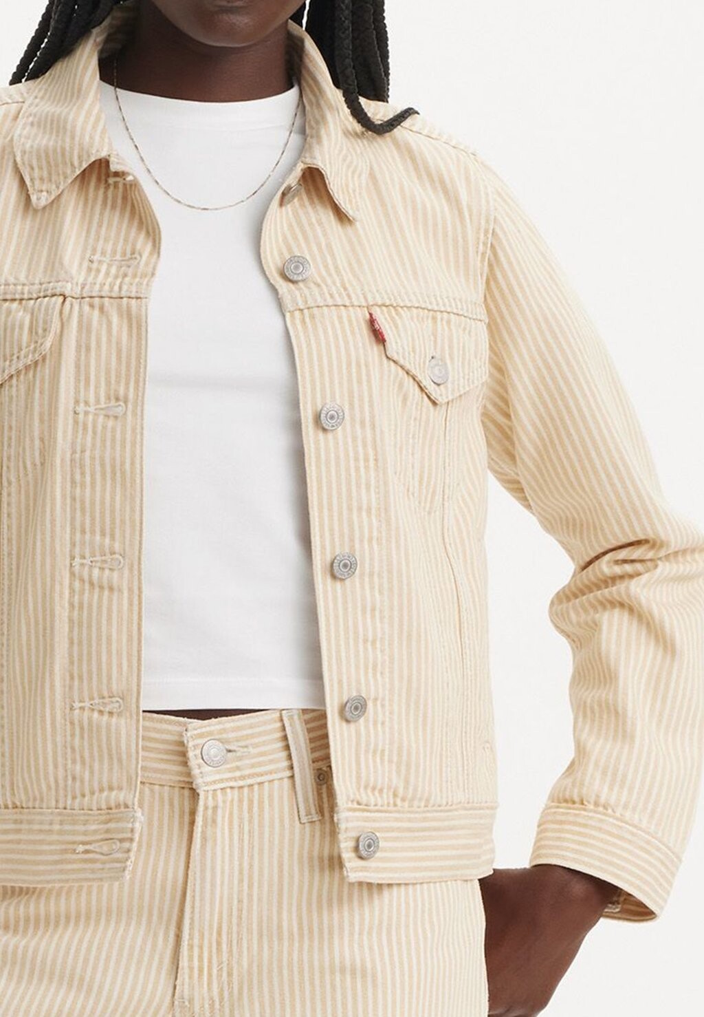 

Джинсовая куртка ORIGINAL TRUCKER Levi's, белый деним