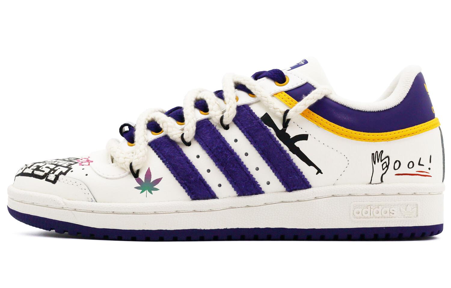 

Кроссовки adidas originals Top Ten Skateboarding Shoes Unisex, белый/синий