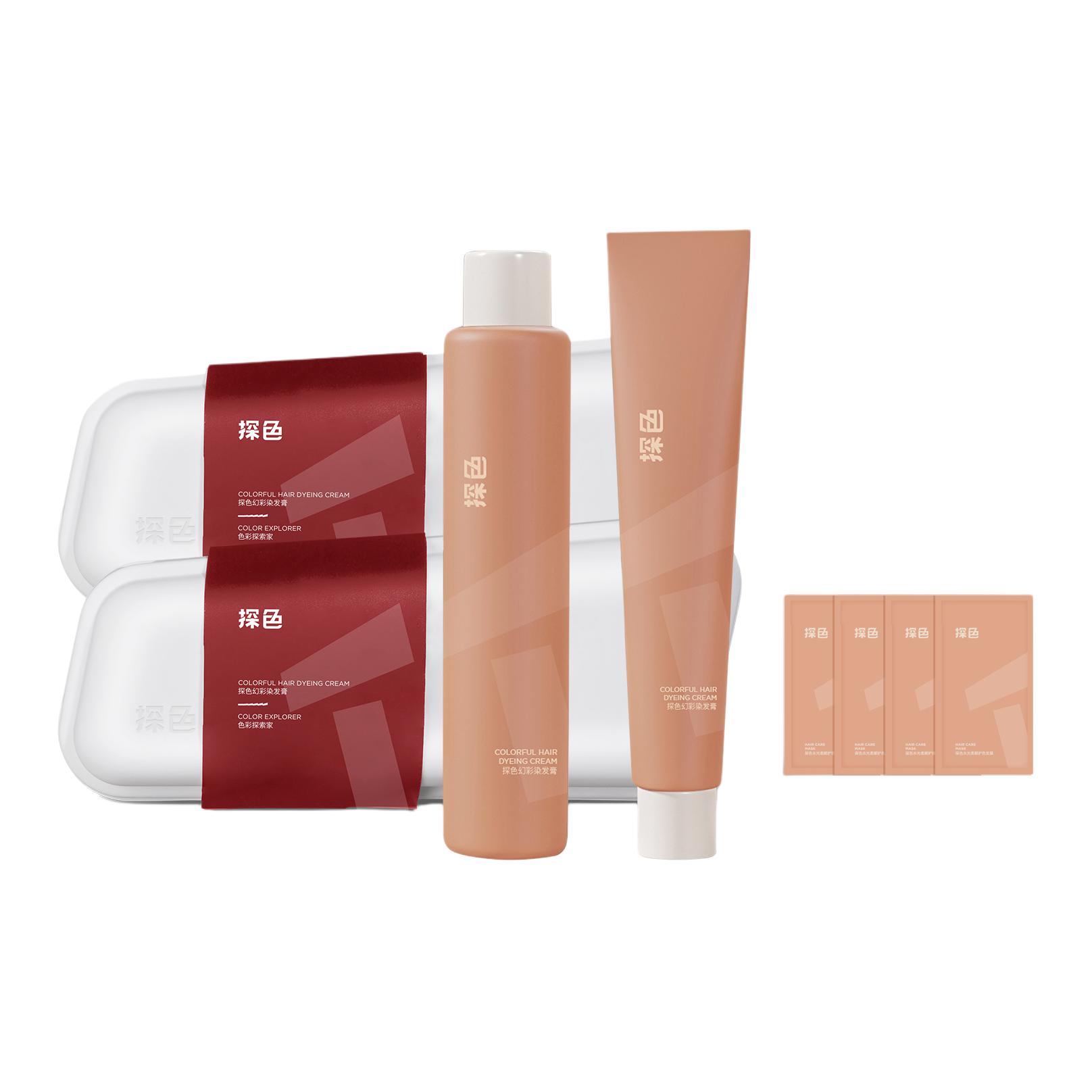 

Краски и осветлители для волос унисекс TOCU, 2 boxes of berries красный