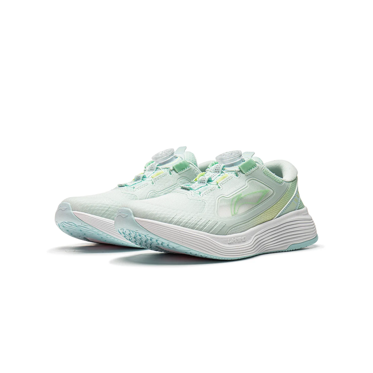 Li-Ning YOUNG Sports Life Collection детские повседневные кроссовки YOUNG, Sand Ice Blue/Sky Blue Green — фото 4