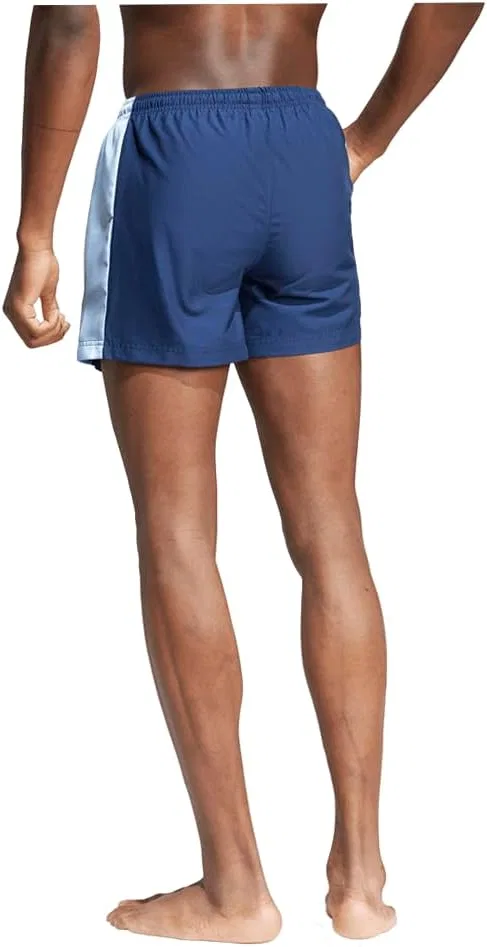 Плавки Adidas Mens Adicolor 5 Inch Casual Swimwear - Blue — фото 3
