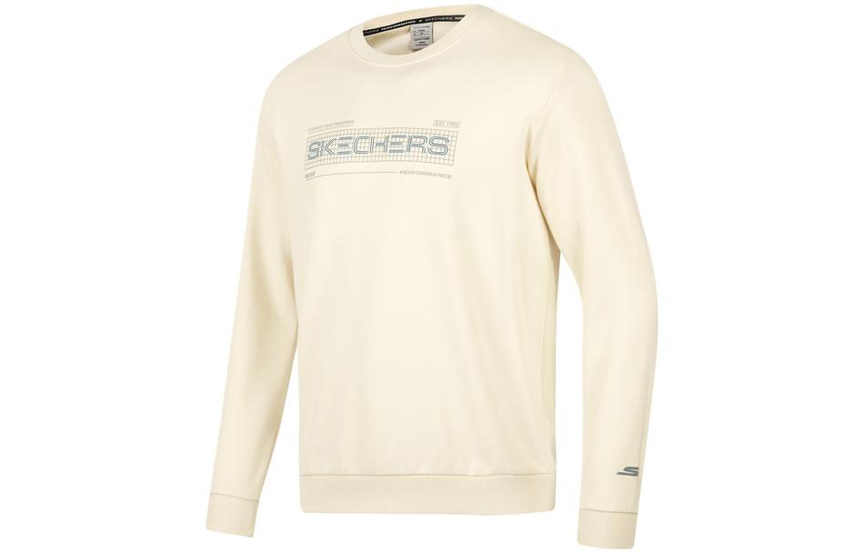 

Skechers Свитшот мужской жемчужно-белые