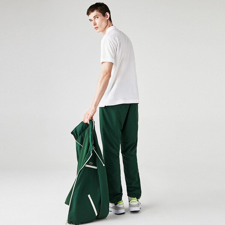 Поло Lacoste, мужское, для повседневной носки, белый — фото 3