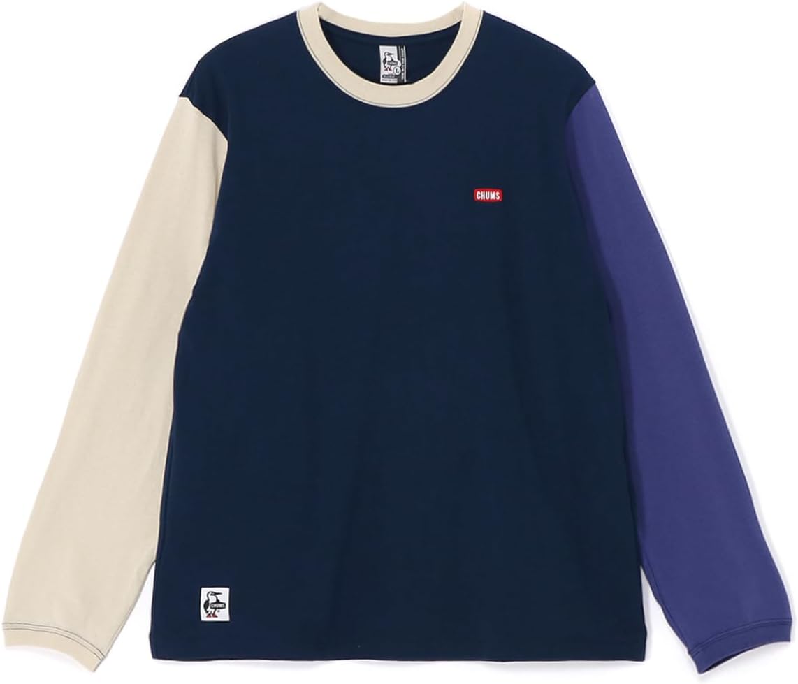 

Мужская футболка с длинным рукавом CHUMS Booby Logo, фиолетовый