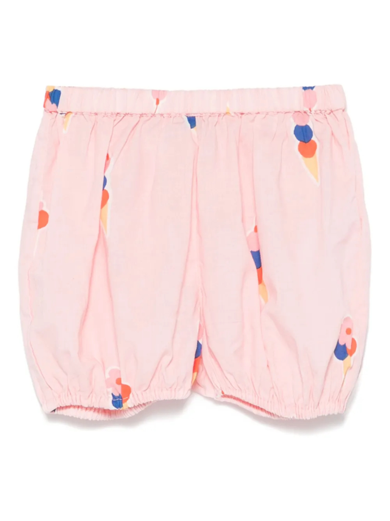 

Хлопковые шорты с мотивом «мороженое» Bonton, розовый