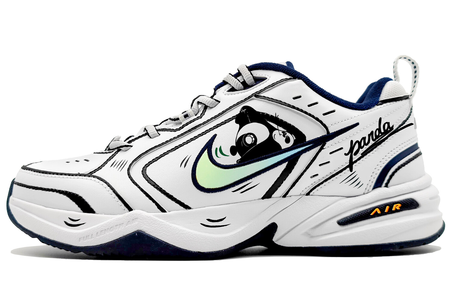 

Кроссовки Nike Air Monarch 4 Chunky Sneakers Unisex Low-Top Black White