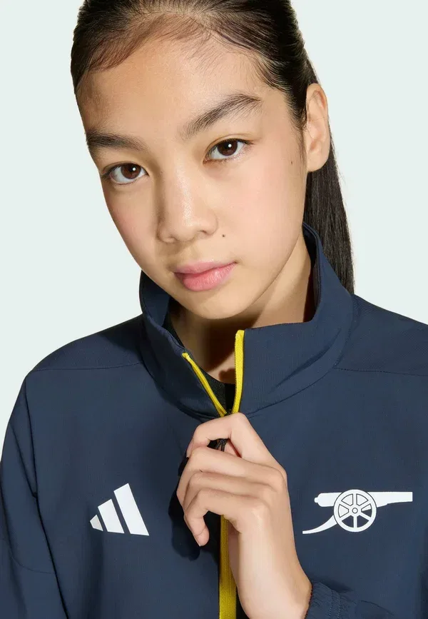 Футболка Arsenal fc z.n.e. anthem club wear Adidas Performance, темно-синяя — фото 3