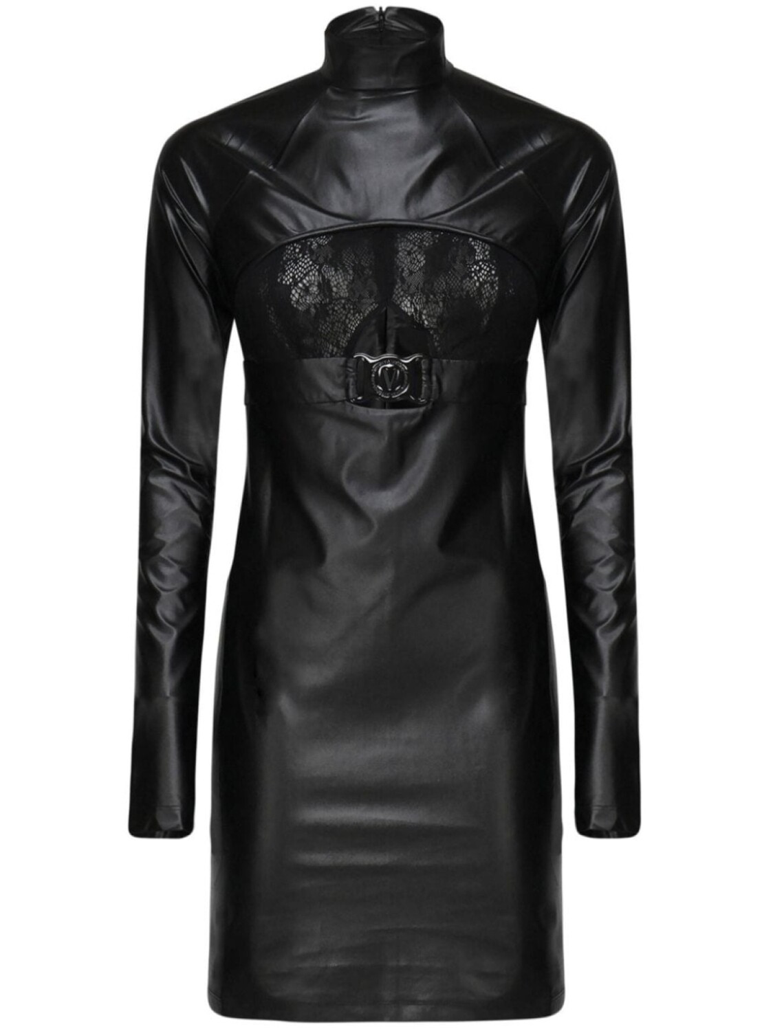 

Многослойное мини-платье Versace Jeans Couture, черный