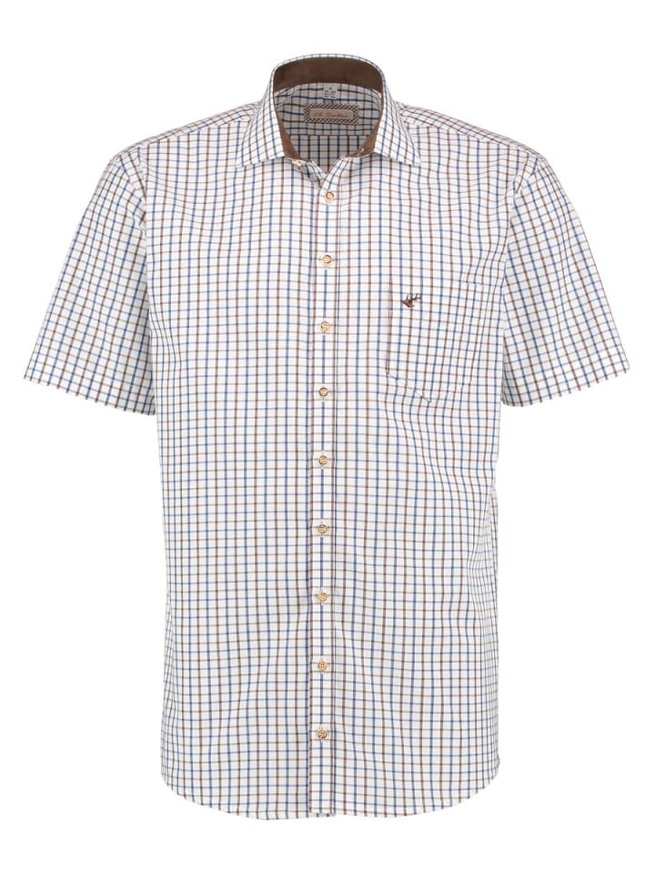 

OS-Trachten Традиционная рубашка Skybom темно-синего цвета