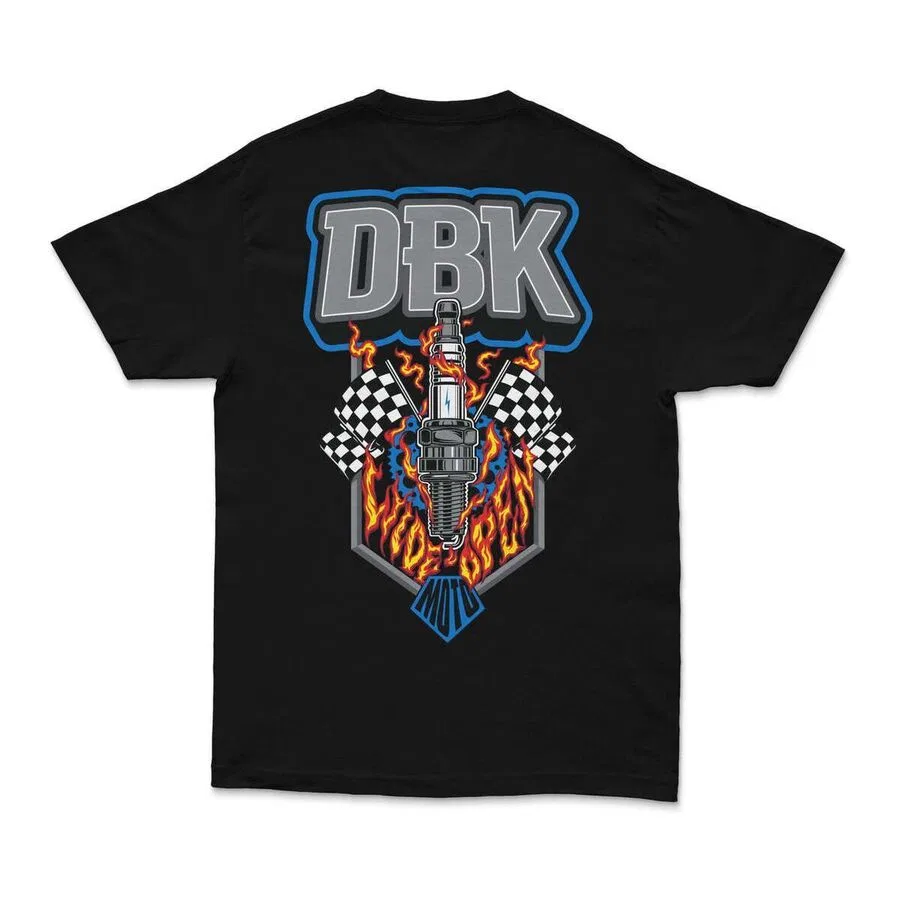 Детская футболка с широким вырезом Dirt Bike Kidz, Black — фото 3