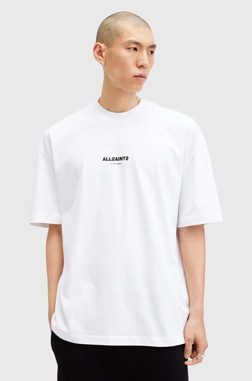 

Хлопковая футболка AllSaints SUBVERSE, белый