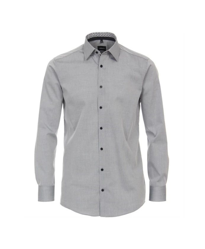 

Мужская повседневная рубашка серебристого цвета Venti, серый