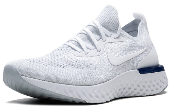 Кроссовки epic react flyknit Nike, белый — фото 2