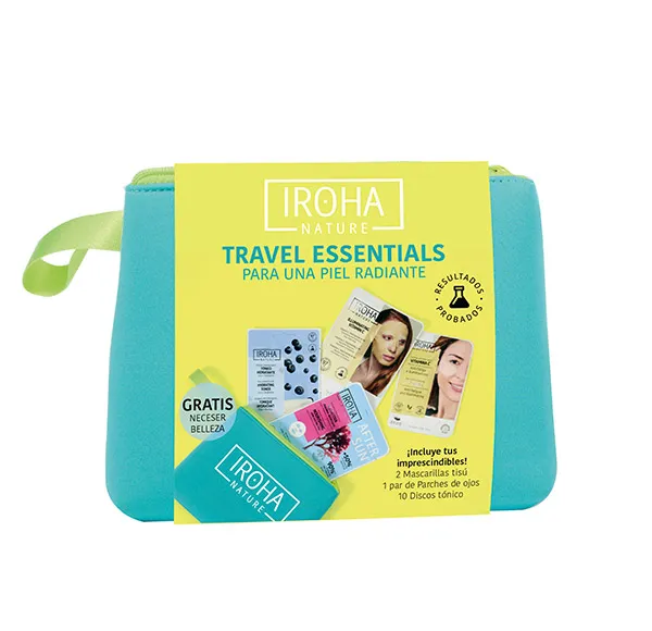 

Дорожная сумка незаменимые маски Travel Essentials Iroha Nature, 1 UD