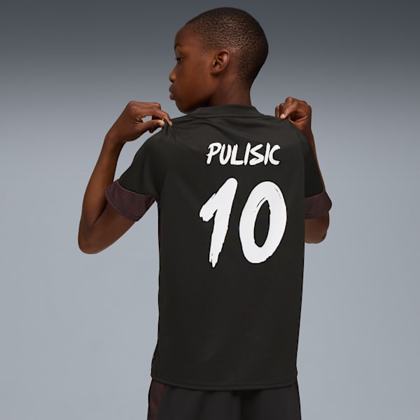 Футболка для больших детей Christian Pulisic Never Stop Puma, черный — фото 4