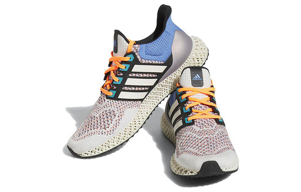 Кроссовки Adidas Ultra 4D Running Shoes 'Chalk White Blue Fusion', белый — фото 3