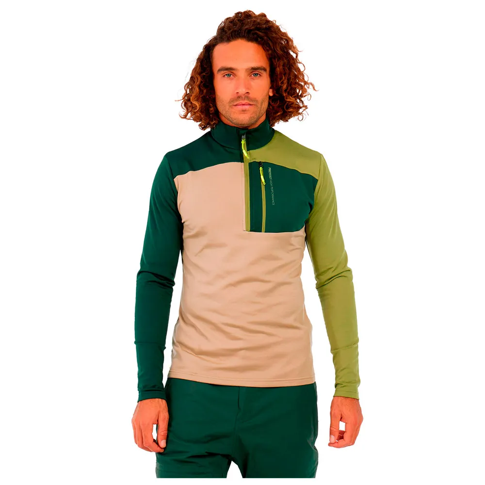 

Толстовка Protest Draw half zip, бежевый