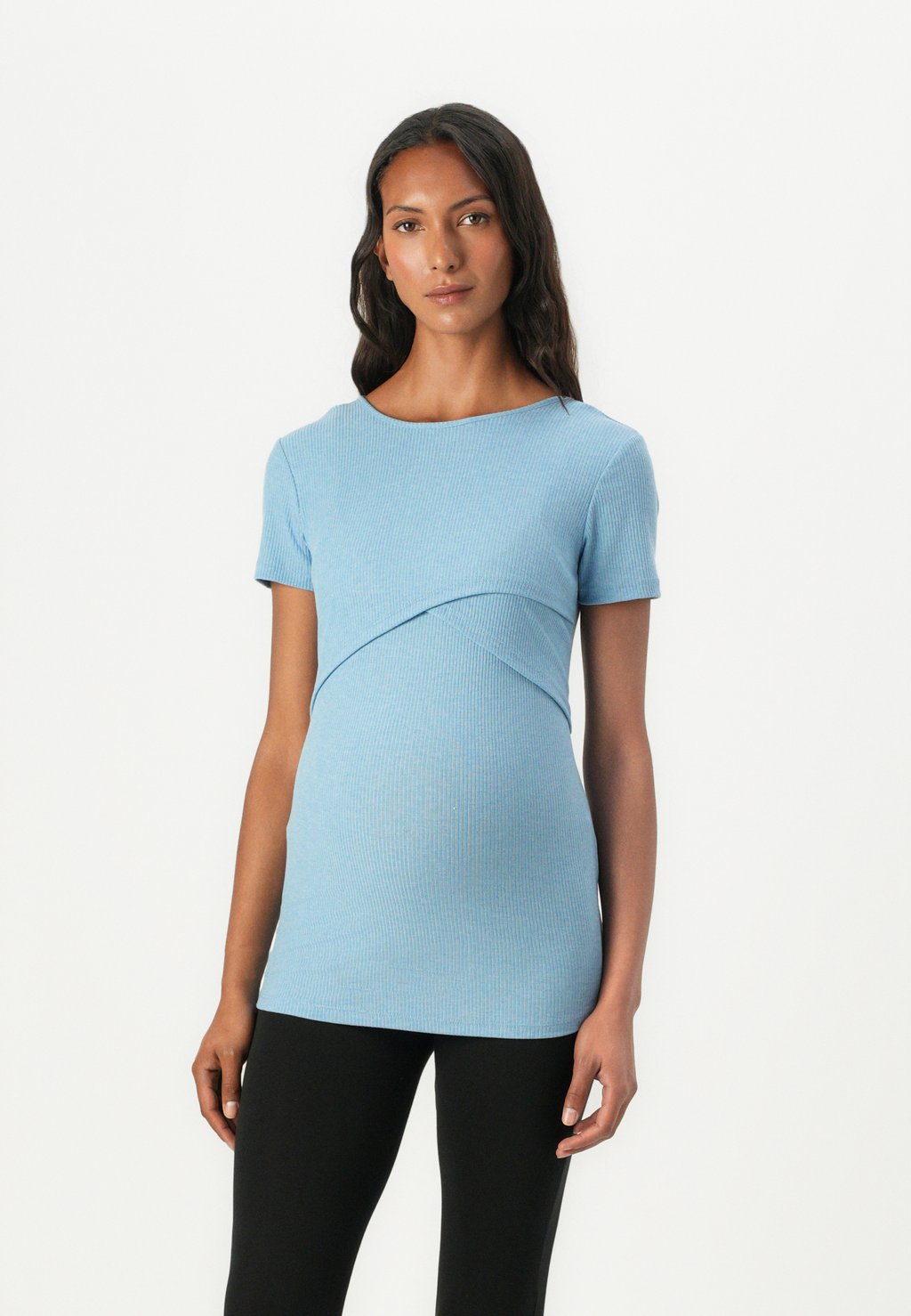

Базовая футболка OLMEMMA DUA O NECK NURSING ONLY MATERNITY, синий