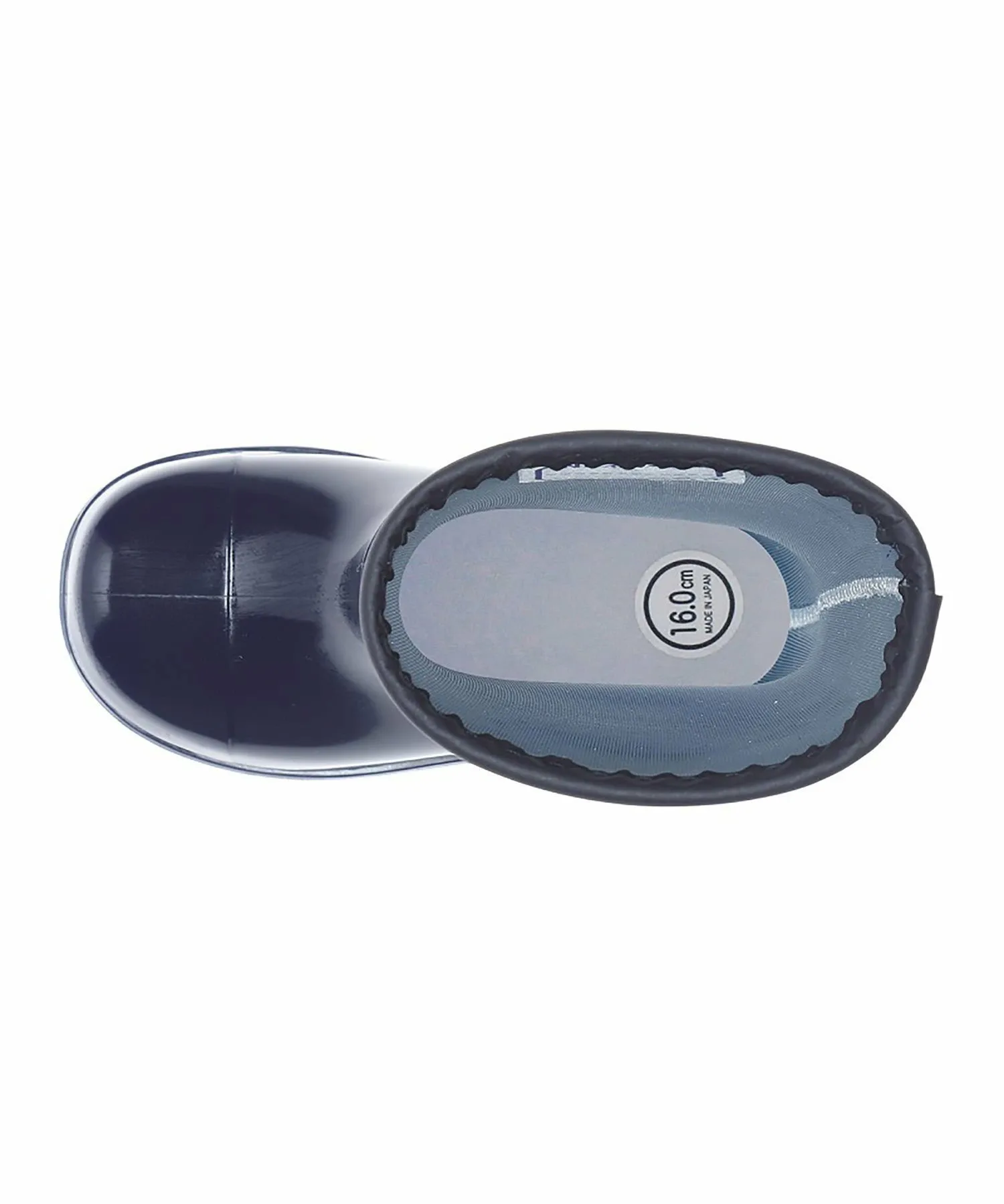 Детские резиновые сапоги MoonStar MS RB C65, производство Япония, размер 2E. Carrot, Navy — фото 3