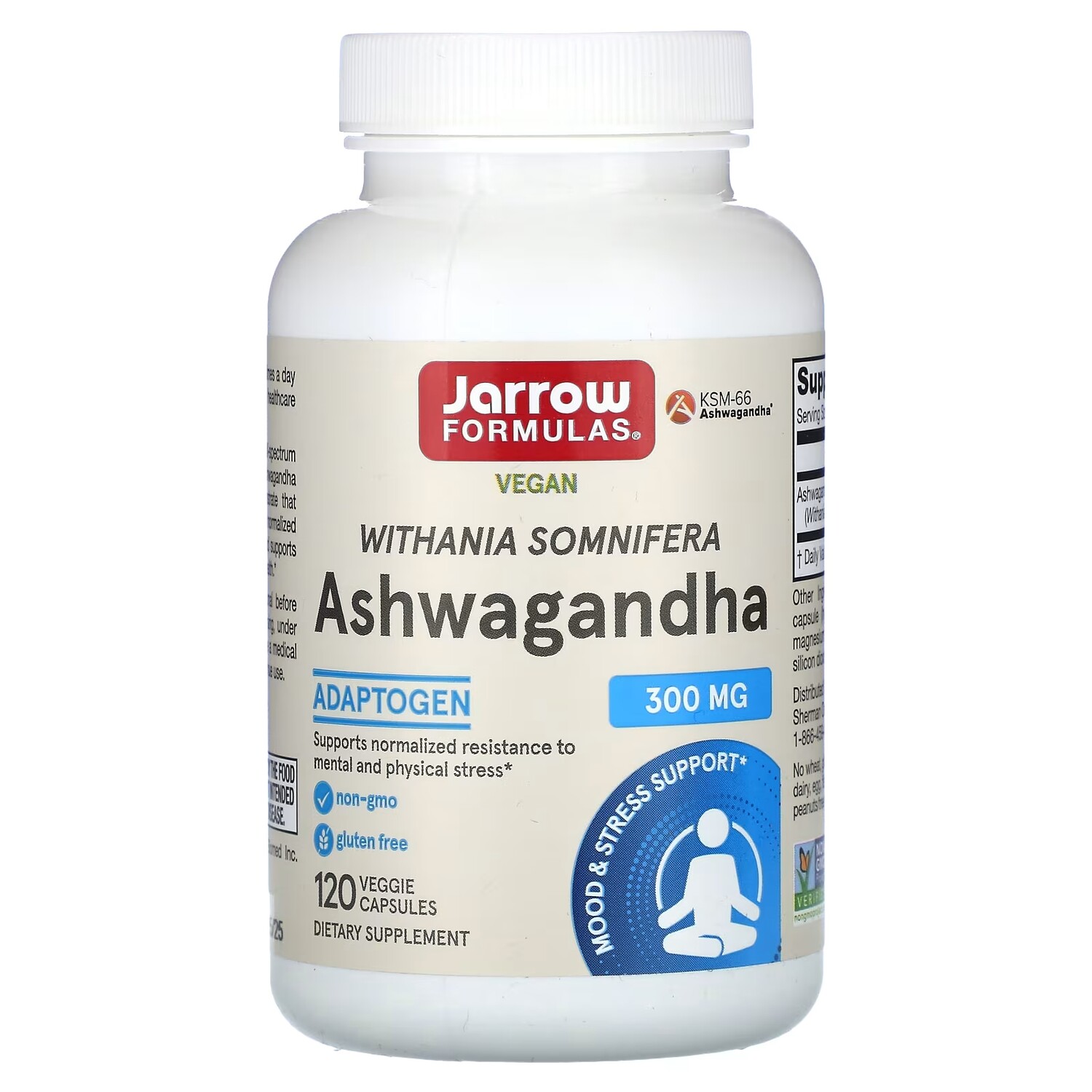

Ашваганда Jarrow Formulas, 120 капсул