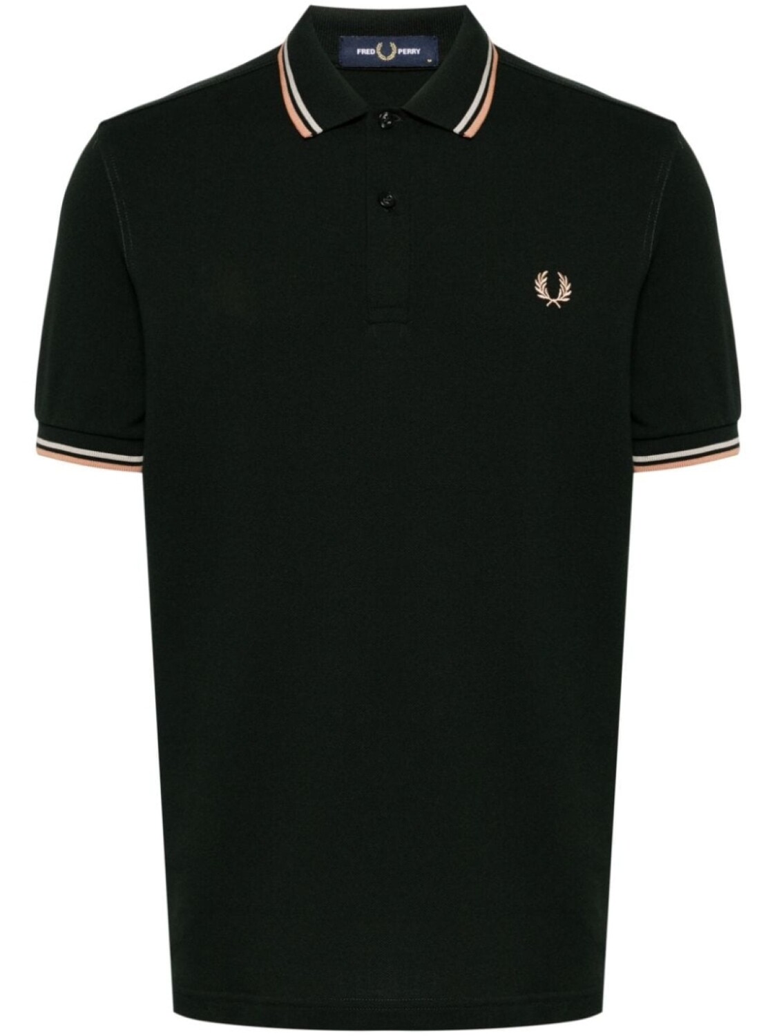

Fred Perry рубашка поло Twin Tipped, зеленый