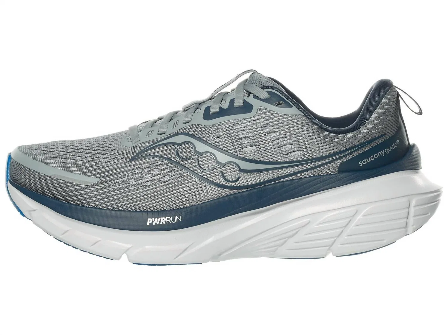 SAUCONY Мужские беговые кроссовки Guide 18 в цвете Flint/navy — фото 2