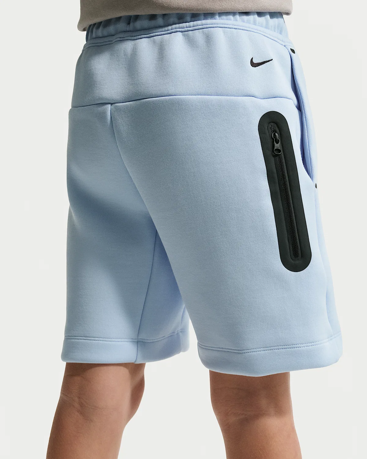 Детские шорты Nike Sportswear Tech Fleece для мальчиков, Hydrogen Blue/Black — фото 3