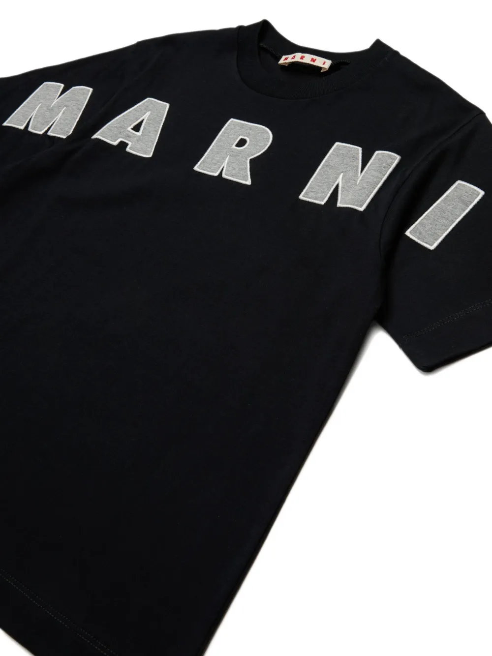 Базовая футболка Marni Kids, черный — фото 4
